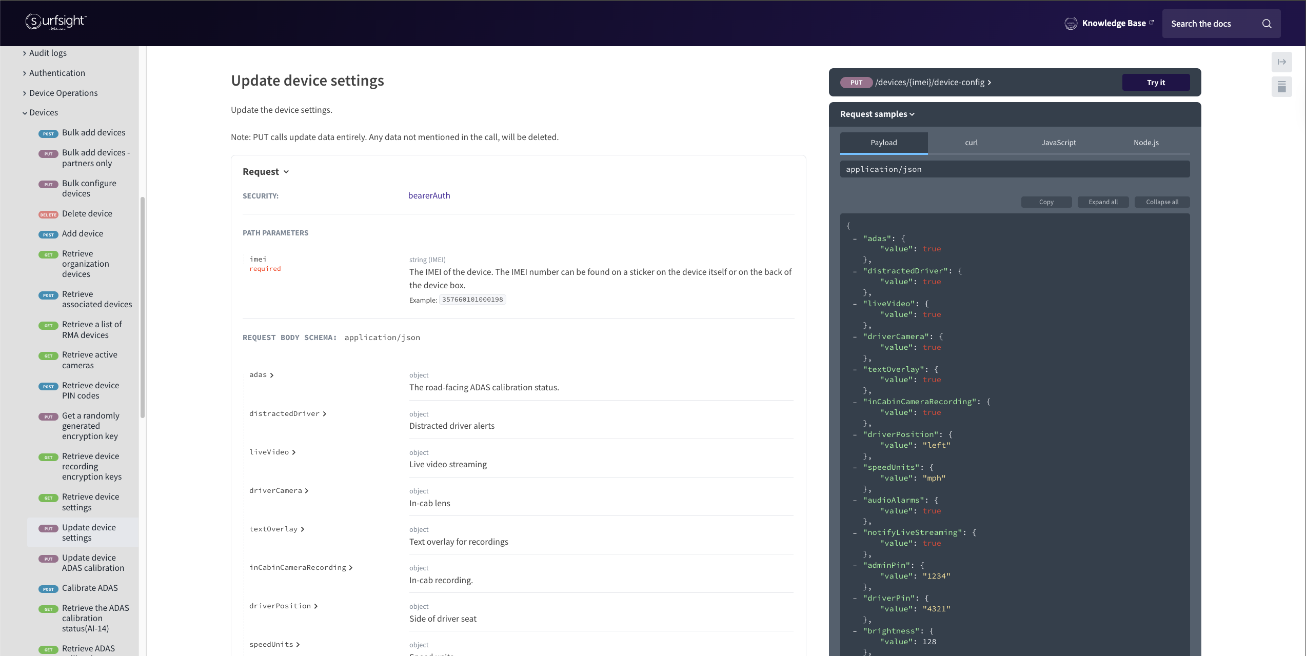 API Documentation